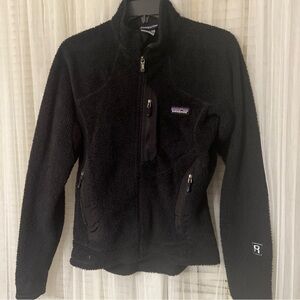 Rare Patagonia R2 Fleece Jacket Black Small